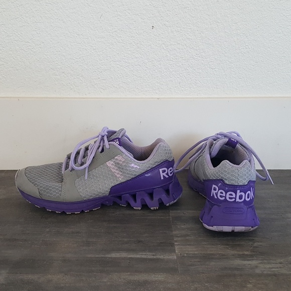 purple reebok shoes